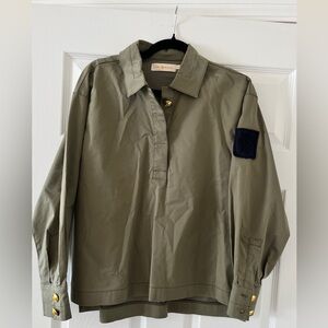 Tory Burch Olive Green Shirt